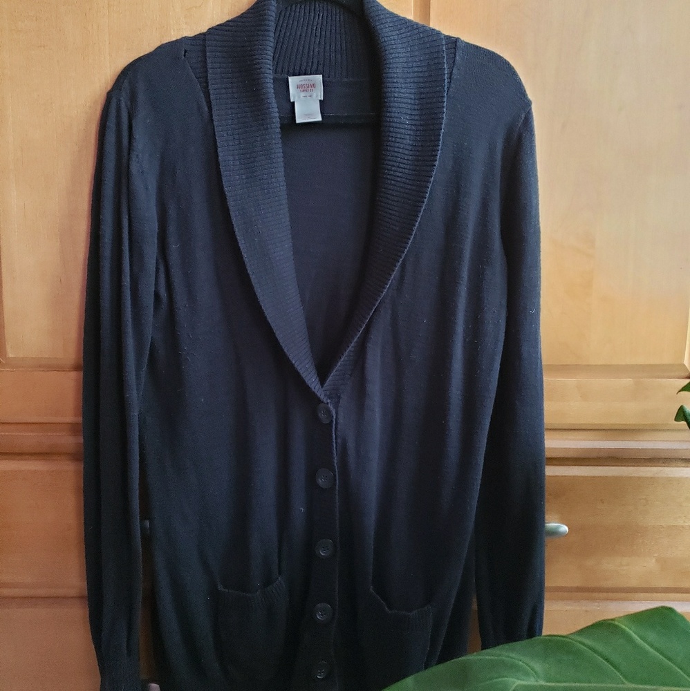 Navy cardigan